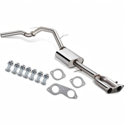 Muffler Tip Catback Exhaust System 3" OD for GMC Yukon / Chevy Tahoe 1996-1999