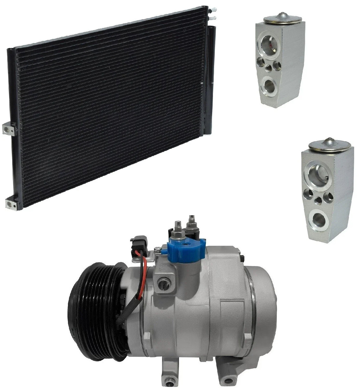 AC Compressor Kit W Condenser for Ford Expedition 5.4L (2011–2012)
