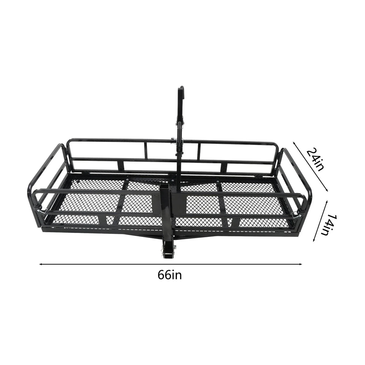 Hitch Mount Cargo Rack, 500LB Folding Design