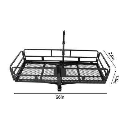 Hitch Mount Cargo Rack, 500LB Folding Design
