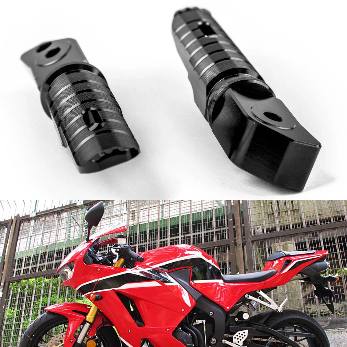 Rear Footrests for Honda CBR900 CBR1000RR CBR600RR CBR250RR CB1100 (1990–2023)
