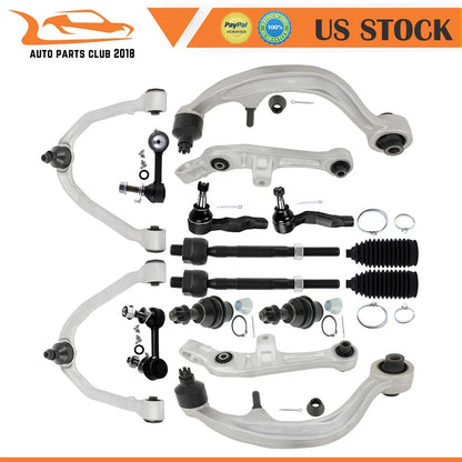 Control Arm Suspension Kit with 16pcs Ball Joints for G35 2003-2007