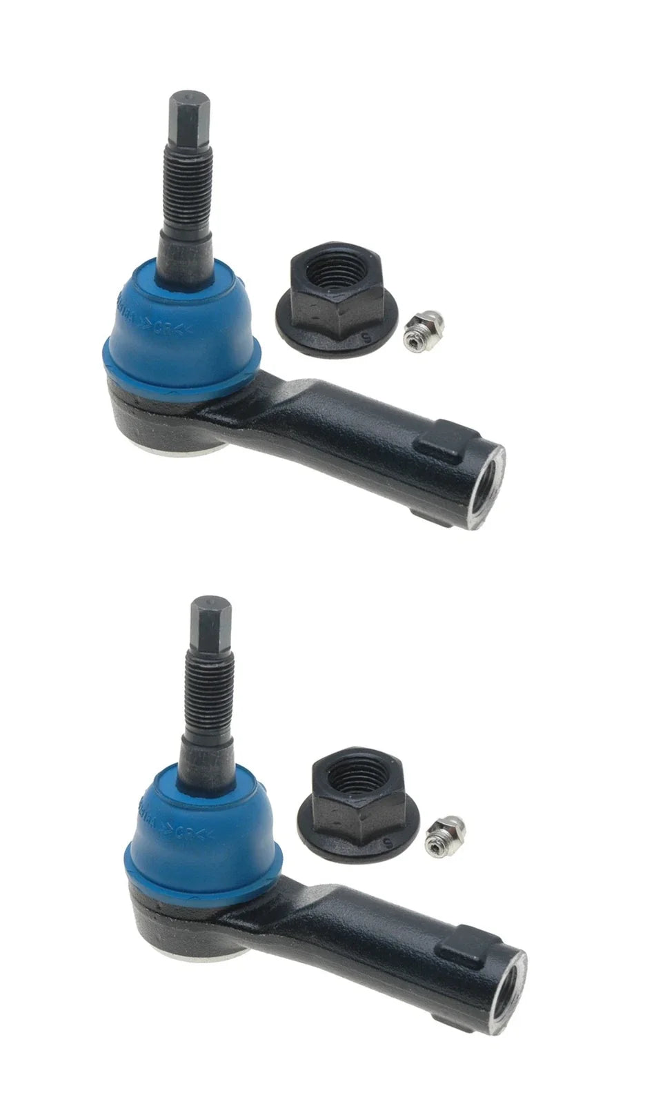 Set of 2 Outer Steering Tie Rod Ends for Dodge Ram 1500 (2002–2008)