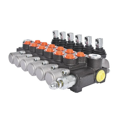 Hydraulic Control Valve 6 Spool for (13 GPM, 3600 PSI)
