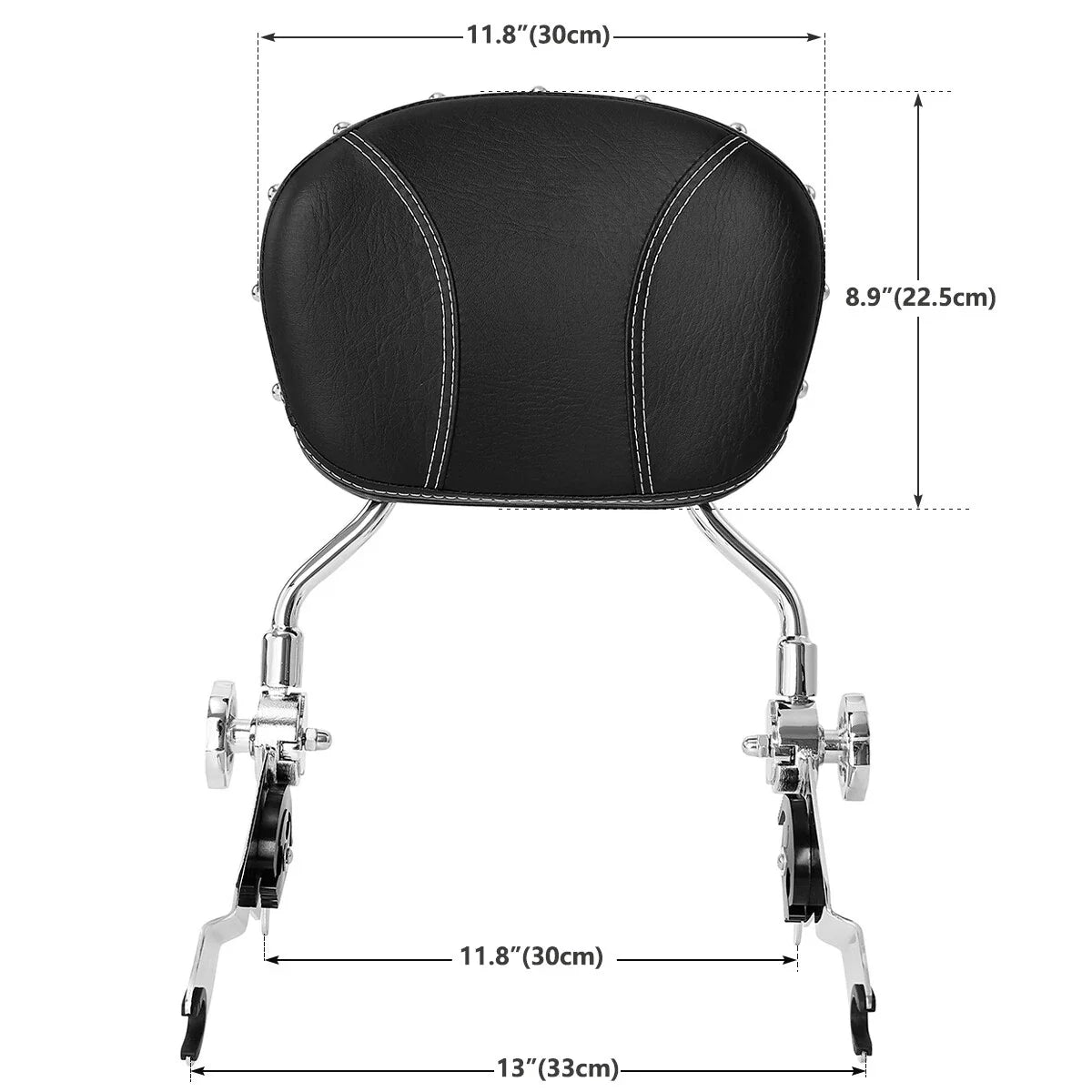 Adjustable Detachable Backrest Pad Sissy Bar for Harley Road Glide (2009–2026)