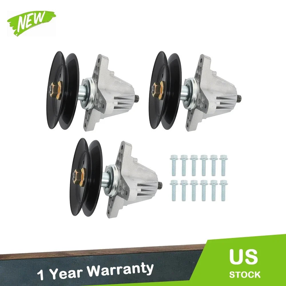 Set of 3 Spindle Assembly for MTD Cub Cadet Troy Bilt