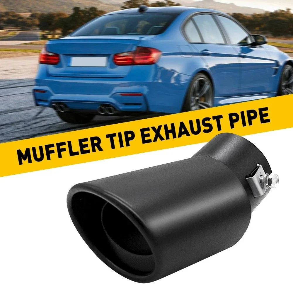 Stainless Steel Muffler Tip Exhaust Pipe 62mm for Cars