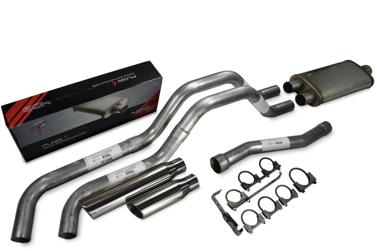 Flow II 2.5" Dual Exhaust Side Exit for Nissan Titan (2004-2006)