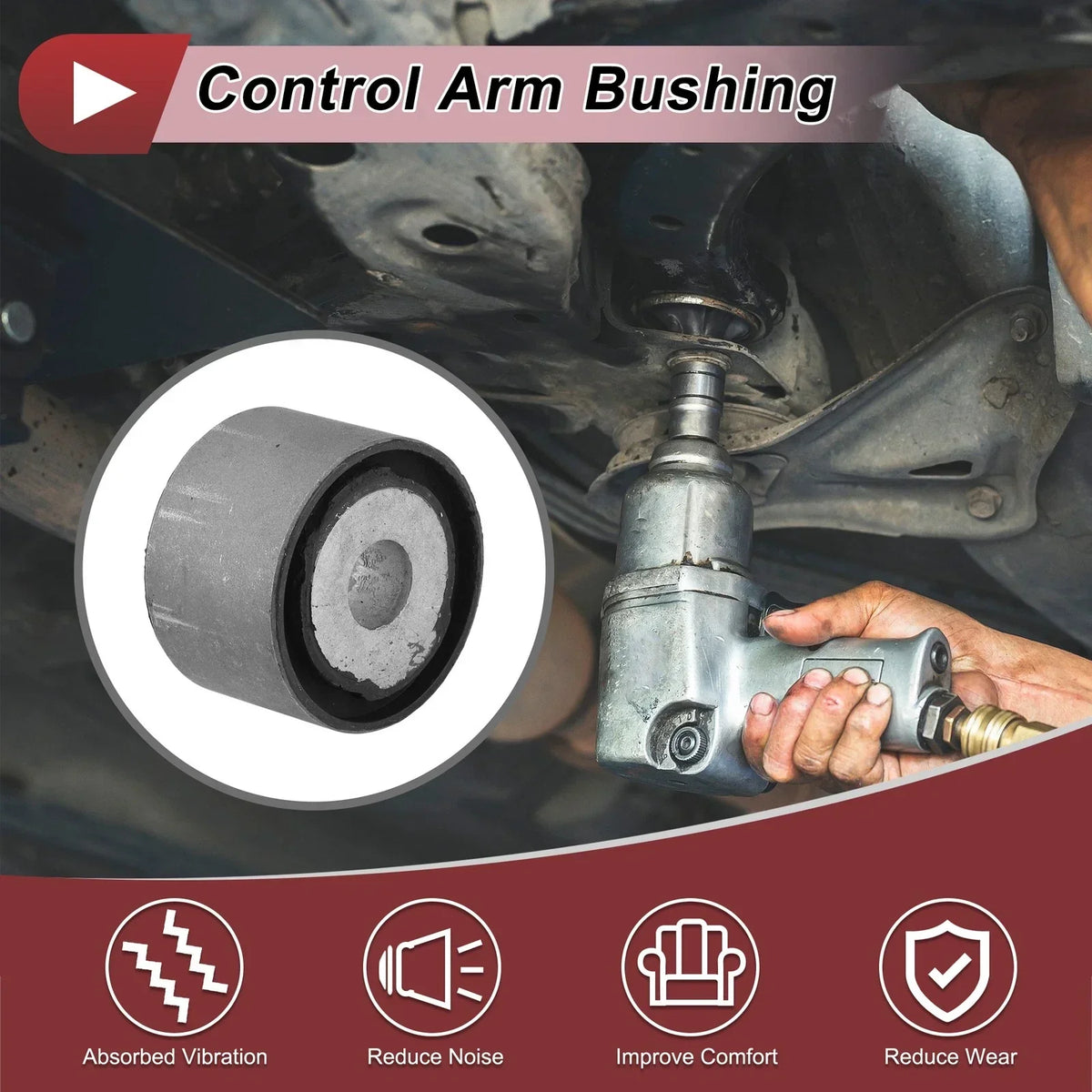 Rear Bushing for Control Arm - Fits Mercedes-Benz 300E 1986-1993