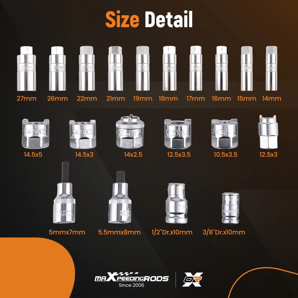 50PCS Steel Nut Removal Tool for Strut Tower - Fits All Vehicles