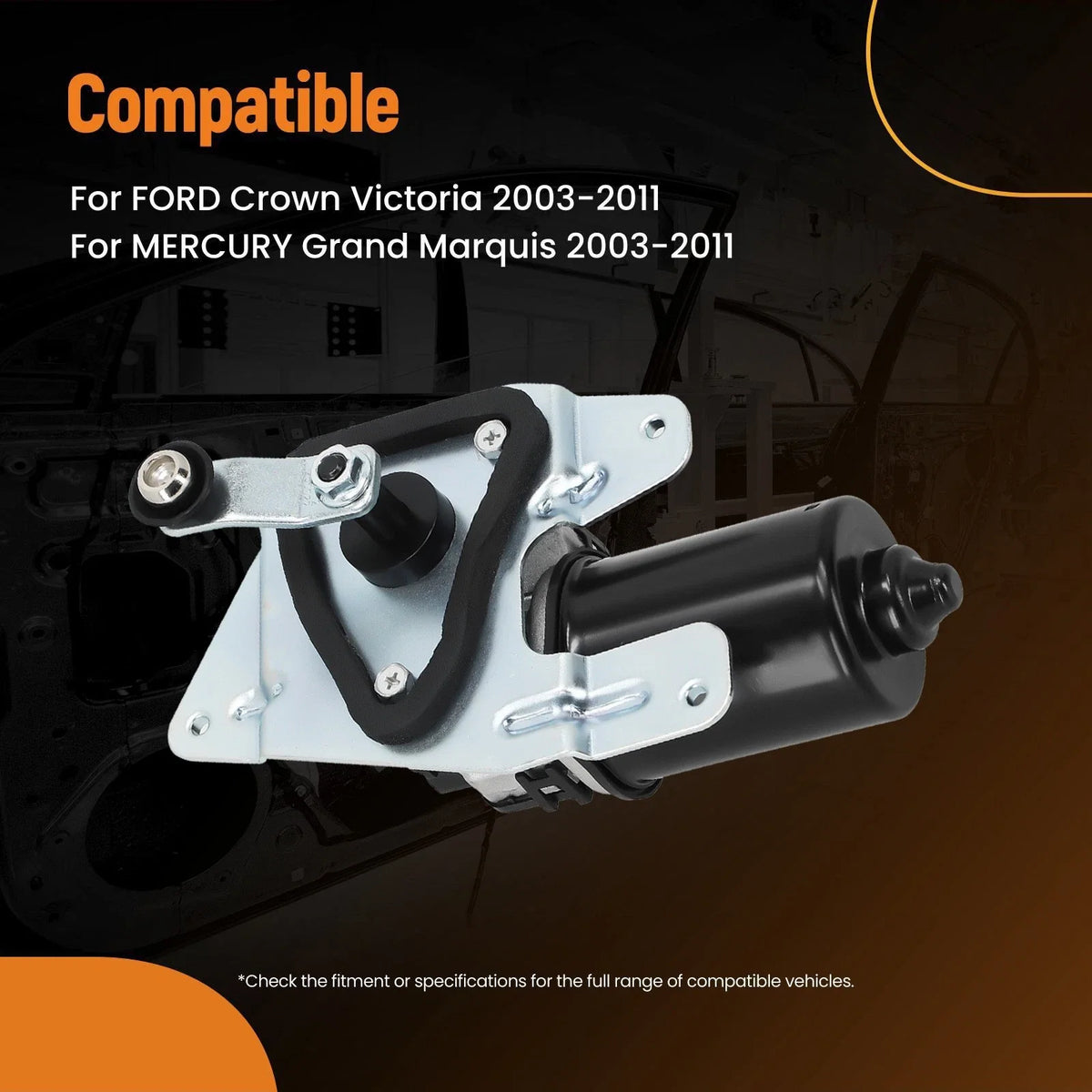 Front Wiper Motor for Ford Crown Victoria (2003–2011) 8W7Z17508A