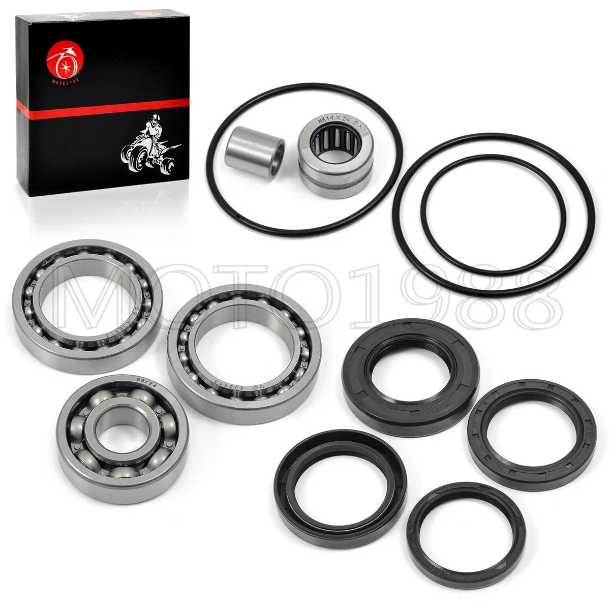 Rear Differential Seals and Bearings Kit for Honda FourTrax 300