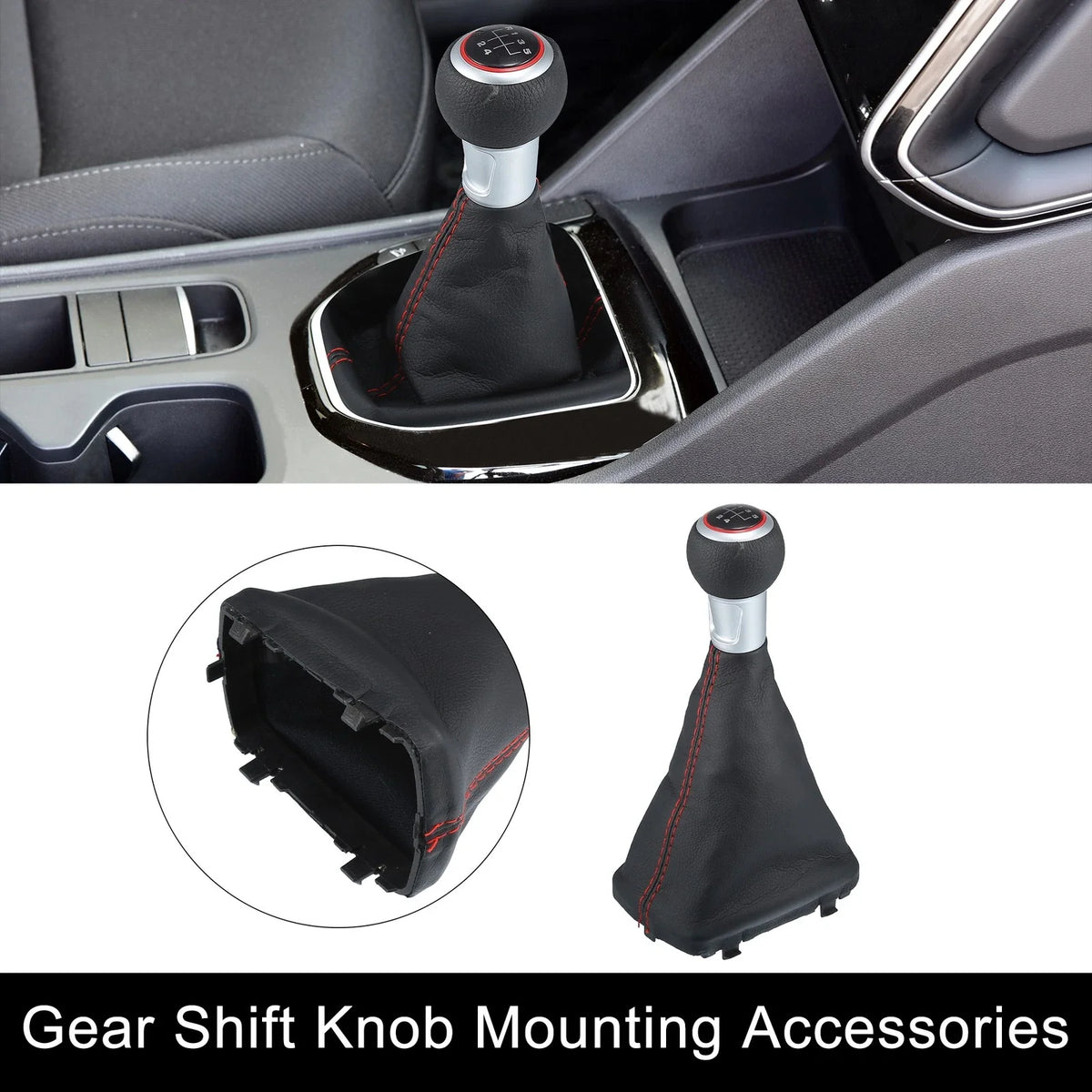 5 Speed Gear Shift Knob for Audi A3 8L (2000–2003) Black