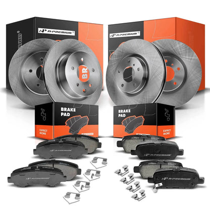 Disc Brake Rotor & Ceramic Pads for Nissan Maxima (2000–2003)