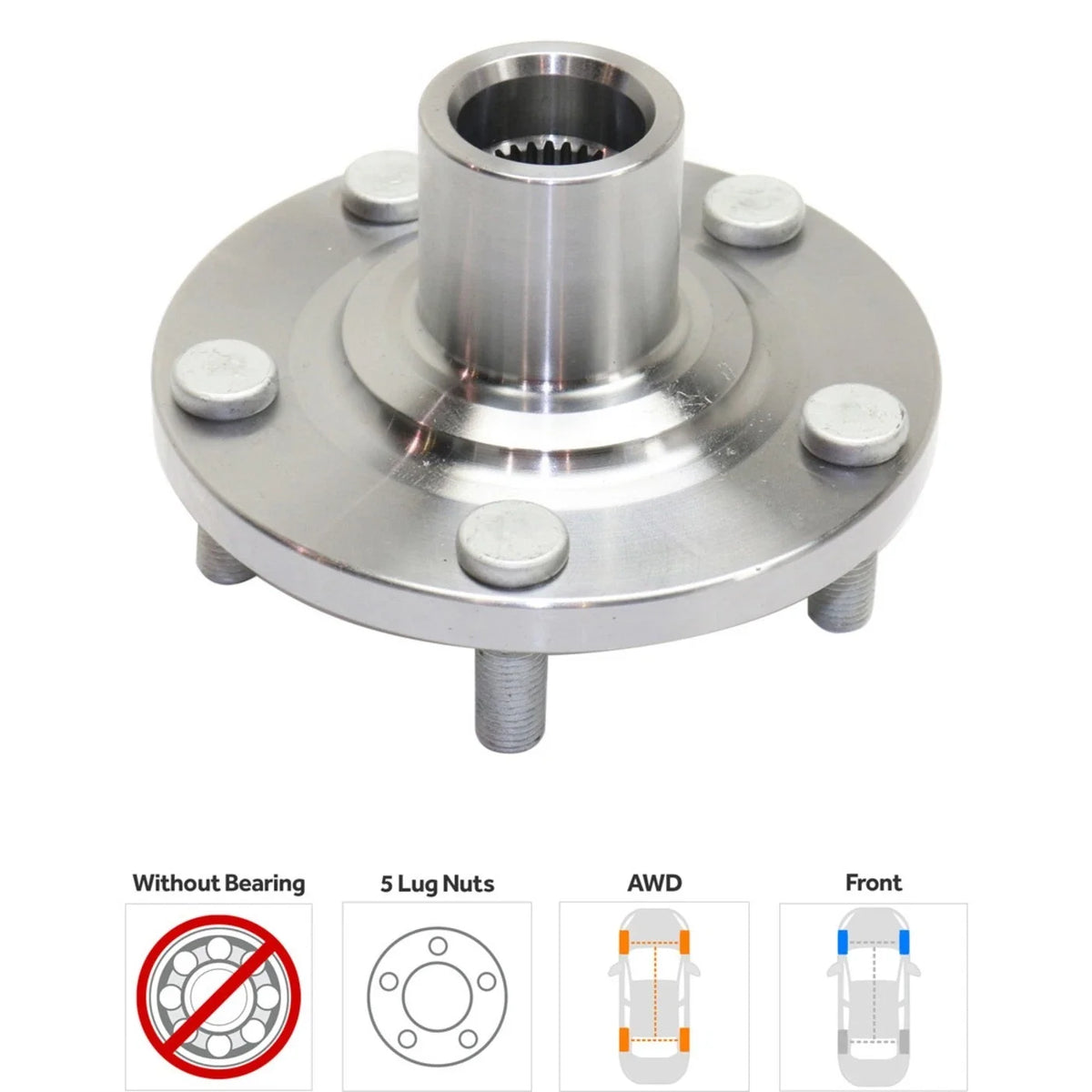 2X Wheel Hubs for Toyota Sienna (2004–2010)