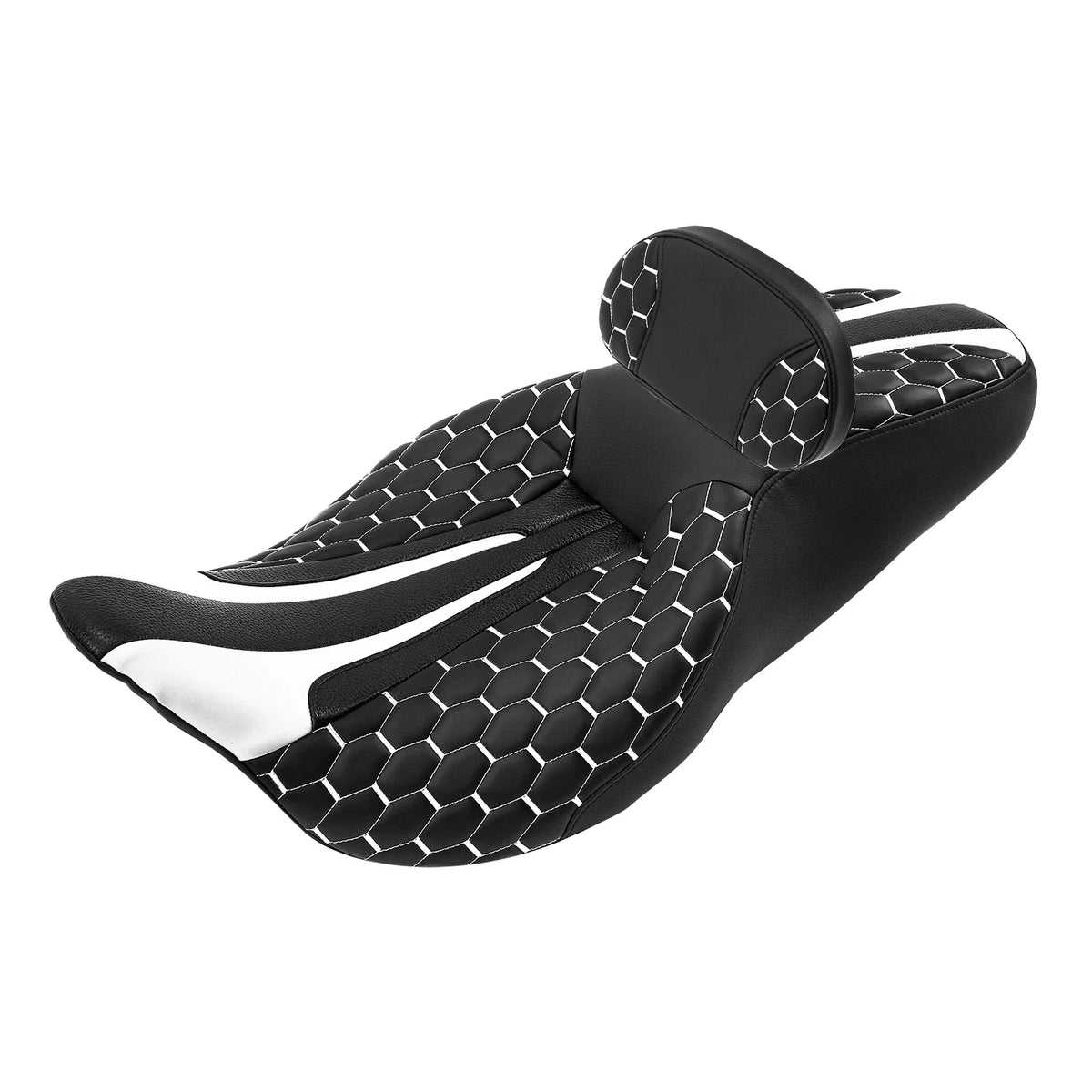 Driver Passenger Seat & Backrest Pad for Electra Glide 2009-2023