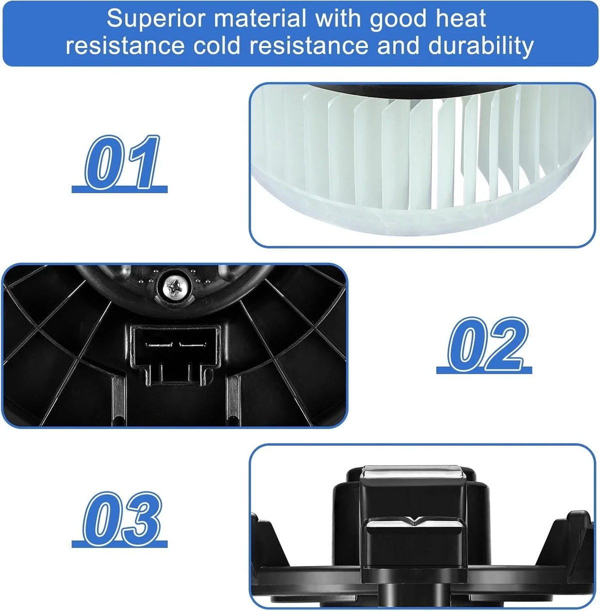 Blower Fan Motor for Ram 1500 2011-2018, Journey 2009-2010, 3500 2011-2018