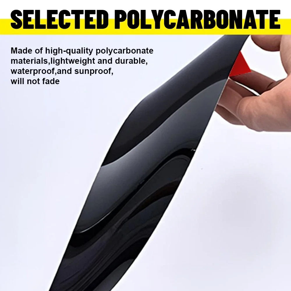 4X Piano Black Pillar Post Window Door Trim for Porsche Panamera (2017–2021)