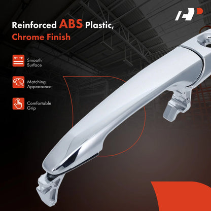 Front Chrome Door Handle for 2011-2019 Ford Fiesta