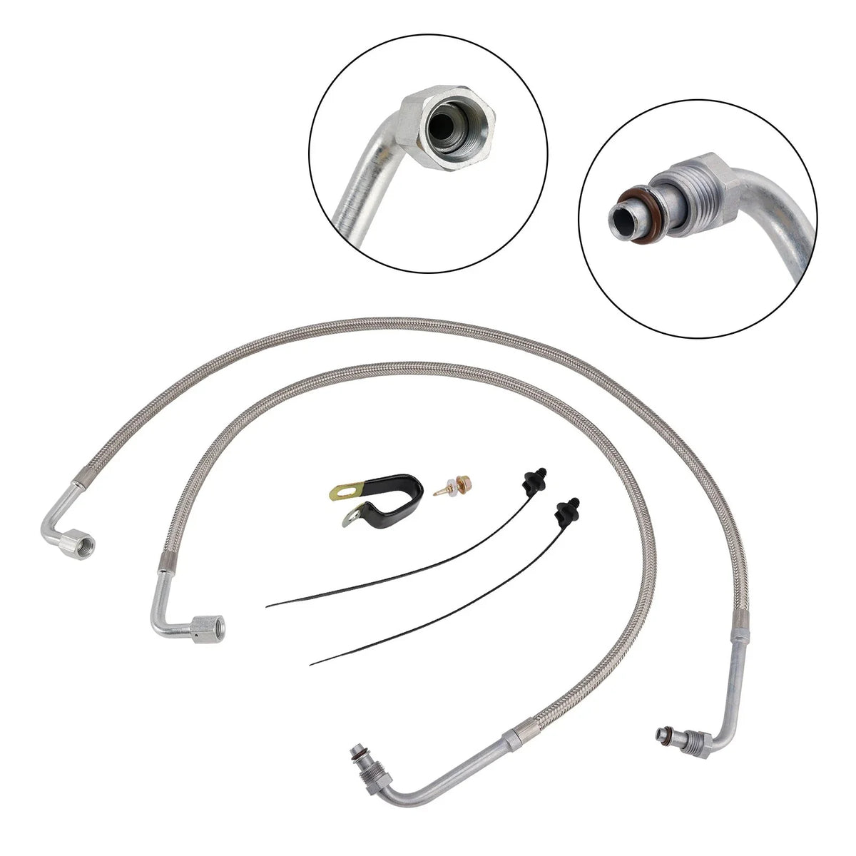 Oil Cooler Hose Lines 2X 2204030 5412355 for Trail Boss 330 (2003-2008)