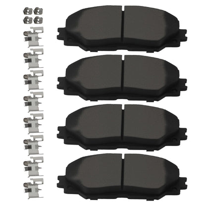 Front Ceramic Brake Pads Set for Toyota Corolla Matrix Prius V RAV4 (2006–2018)