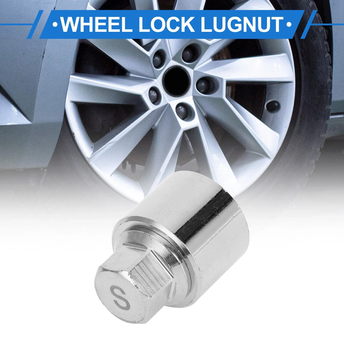 Type S Wheel Lock Lugnut Antitheft Key Socket for Skoda VW 