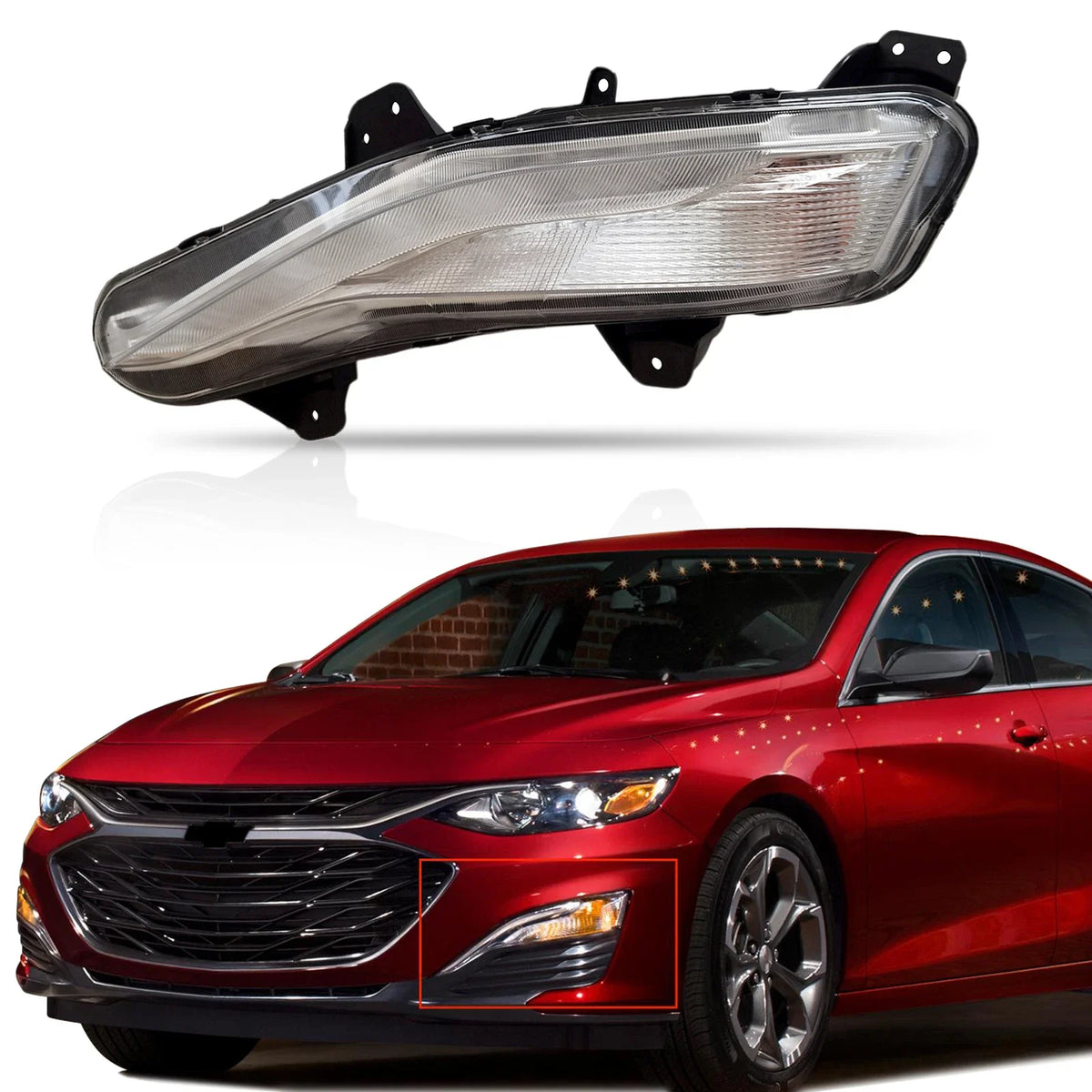 Front Left LED Fog Light for Chevrolet Malibu (2019–2021) 84575550