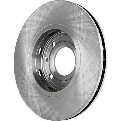 Solid Front Brake Rotor for Volvo S40 2000–2011 Left or Right Side