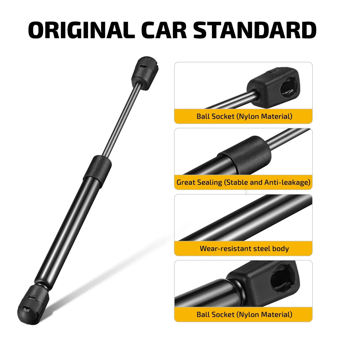 Shock Struts Lift Support - 2X Universal (9.84 Extended, 6.5 Compressed)
