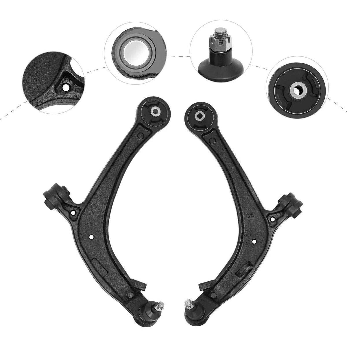 2X Front Lower Control Arm Suspension Kit for Honda Odyssey (2011–2017)