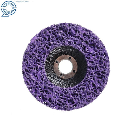 Angle Grinder 4" Poly Strip Disc Wheels - Set of 5, 45 Grit