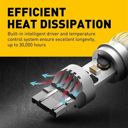 2X Amber 7443 LED Front Turn Signal Light Bulbs for (No Hyper Flash)
