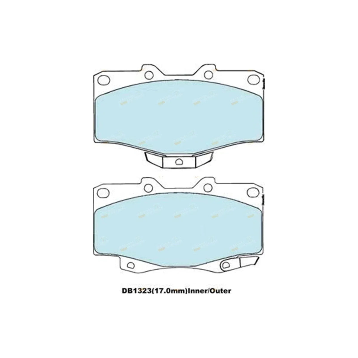 Front Disc Brake Rotors + Pads Set for Hilux Surf KZN185 (1995-2002)