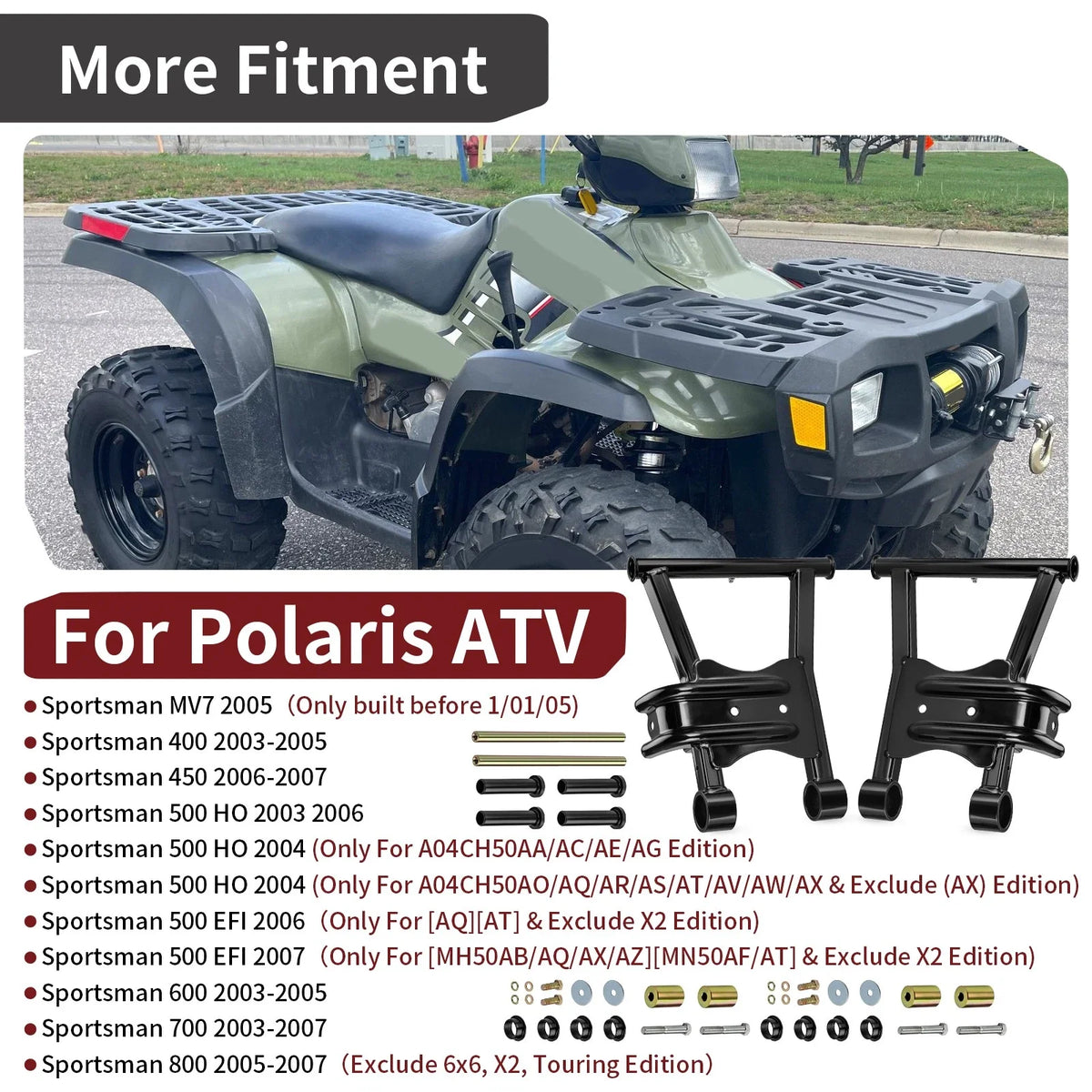 A-Arm Assembly for Polaris Sportsman 450/600 (2003-2007)