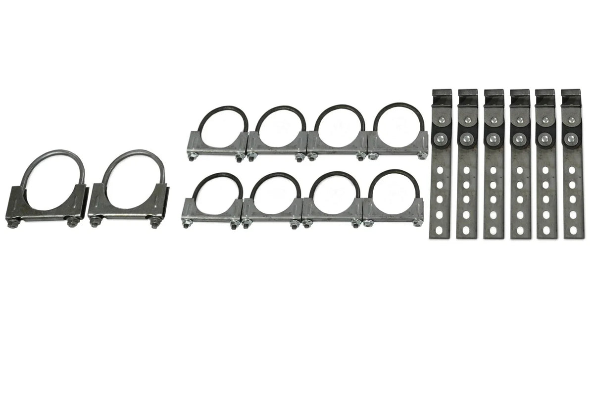 Rear Black Tip 2.5" Dual Exhaust Kit for Toyota Tundra 2009-2013