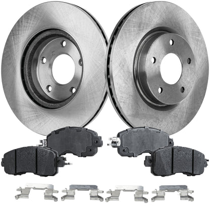 Front Brake Pad and Disc Kit - Ceramic for Nissan Altima (2013-2020)