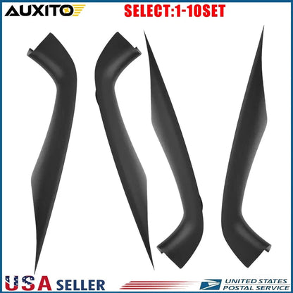 Black Door Handle Pull Cover Trim for BMW 5 Series G30 G31 G38 2017-2023