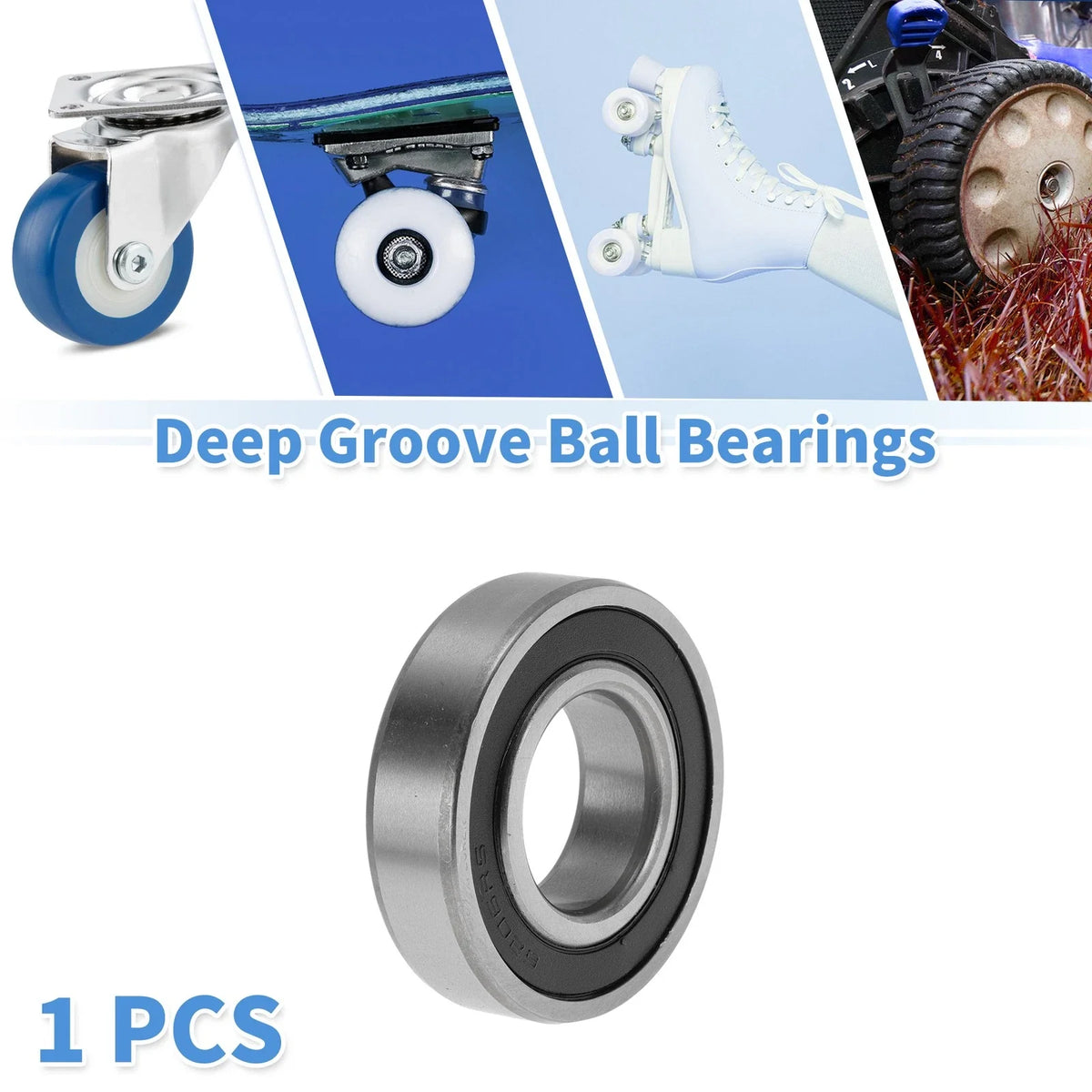 6206VV Deep Groove Ball Bearing for Various Models (30x62x16mm)
