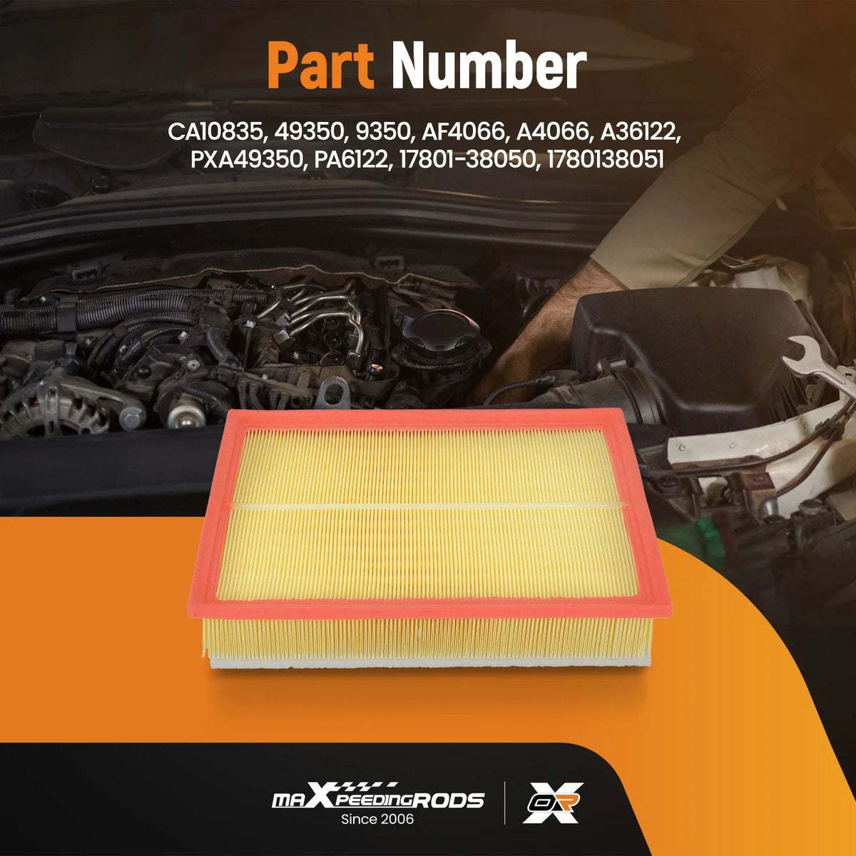 Engine Air Filter for Toyota 4Runner V6 4.0L (2010–2024)
