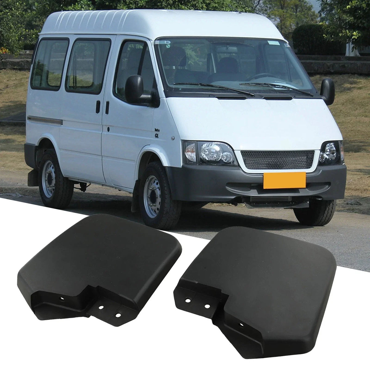 Front Mud Flaps Set - 2 Pieces for 2012 Ford Transit