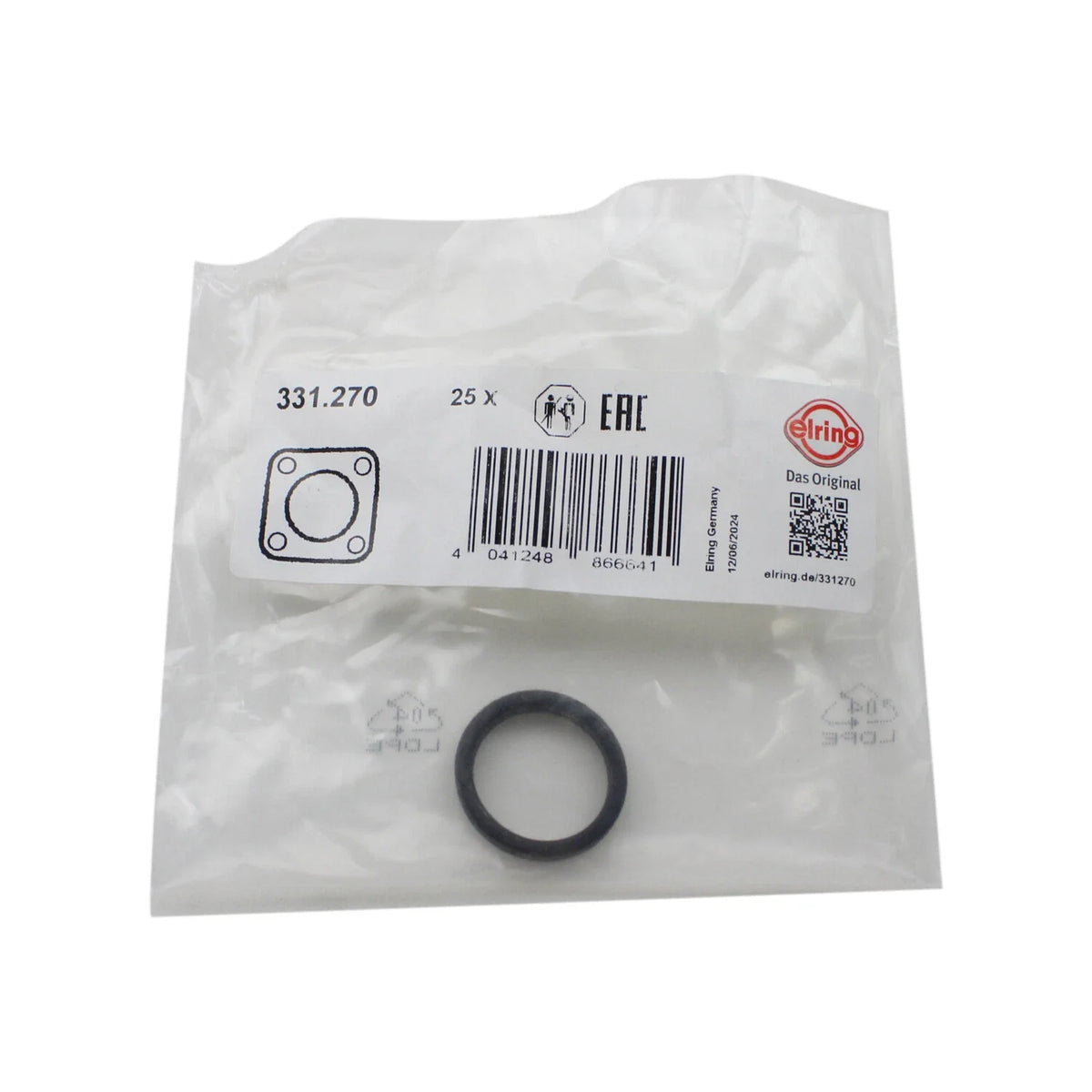 Coolant Pipe Seal for Engine by Elring (331.270)