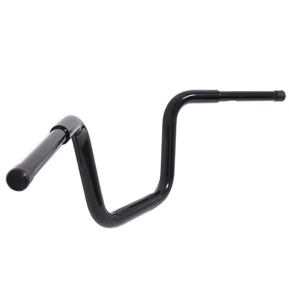 Black 12" Fat Mini Ape Handlebar w/ Riser for Harley Softail (2018-2023)
