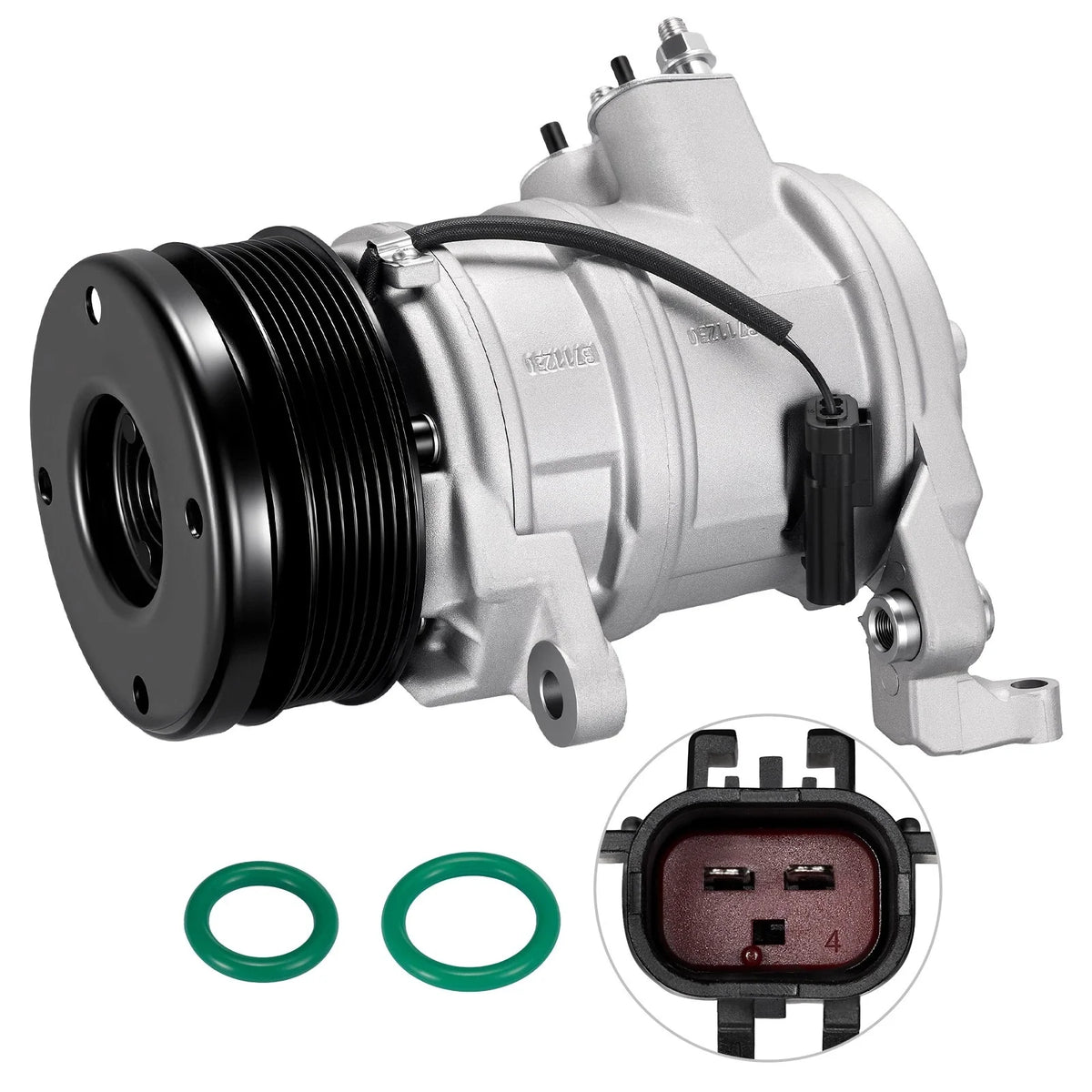 A/C Compressor for Dodge Durango (2004-2008) with 7-Groove Pulley & Clutch
