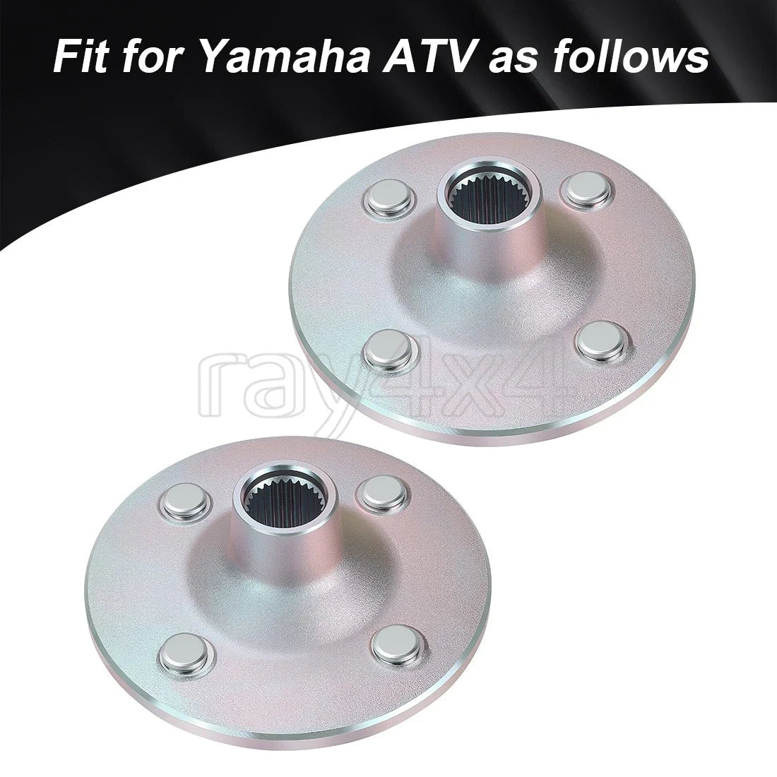 Rear Wheel Hub Pair for Grizzly 350 450 & Big Bear 400 (2000-2006)