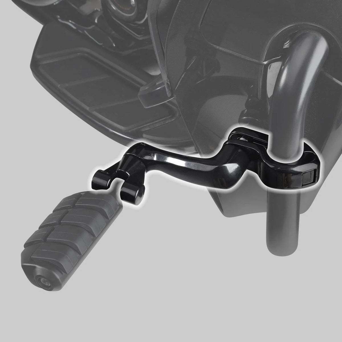 Adjustable 360 Foot Peg Mounting for Harley (Fits 1.25" Engine Guard)