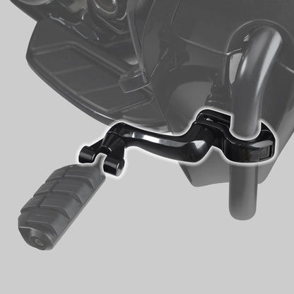 Adjustable 360 Foot Peg Mounting for Harley (Fits 1.25" Engine Guard)