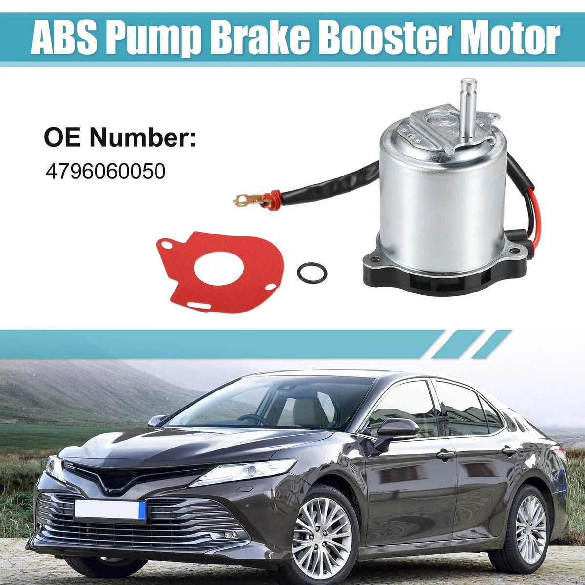 ABS Pump Brake Booster Motor for Toyota 4Runner, Land Cruiser, Lexus GX460 (2003–2023)