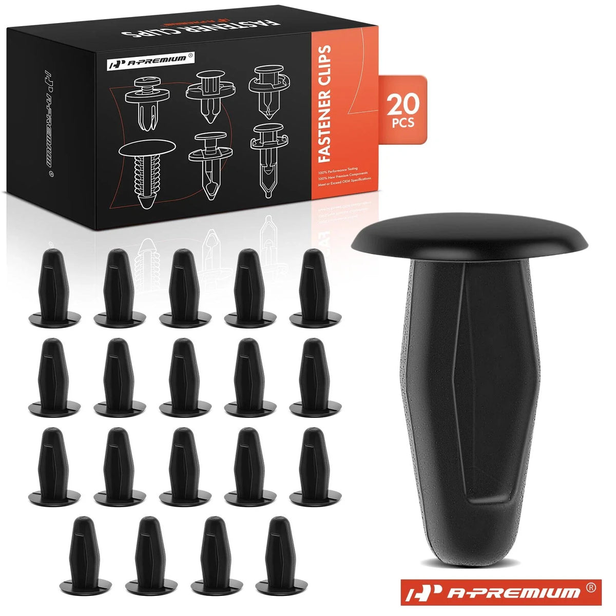 20Pcs 7mm Nylon Retaining Clip Fastener for Nissan Sentra