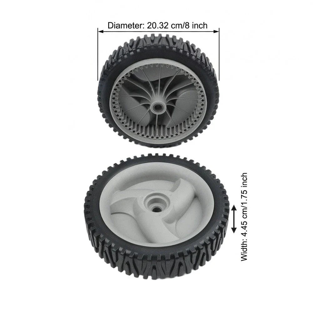 8 Inch Heavy Duty Front Drive Wheels for Lawn Mower Models (Various)