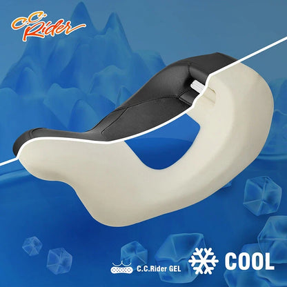 Gel Motorcycle Seat for Electra Glide, Road Glide, Street Glide 2009-2023